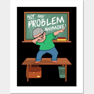 Teacher In Pension Retirement Retiree Gift Posters and Art